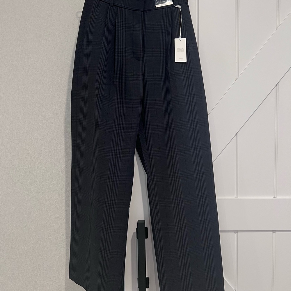 BNWT A&F Sloane Tailored Wide-Leg Pant